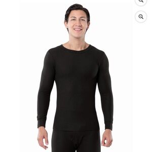 💜Fruit of the Loom Men's Thermal Waffle Crew “TOP ONLY” Size:medium